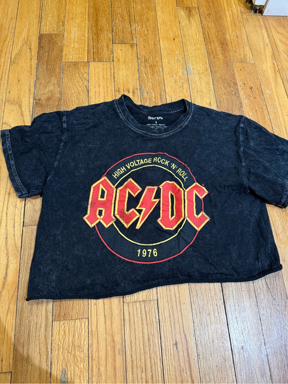 4 for $25⭐️ AC/DC Cropped T-Shirt